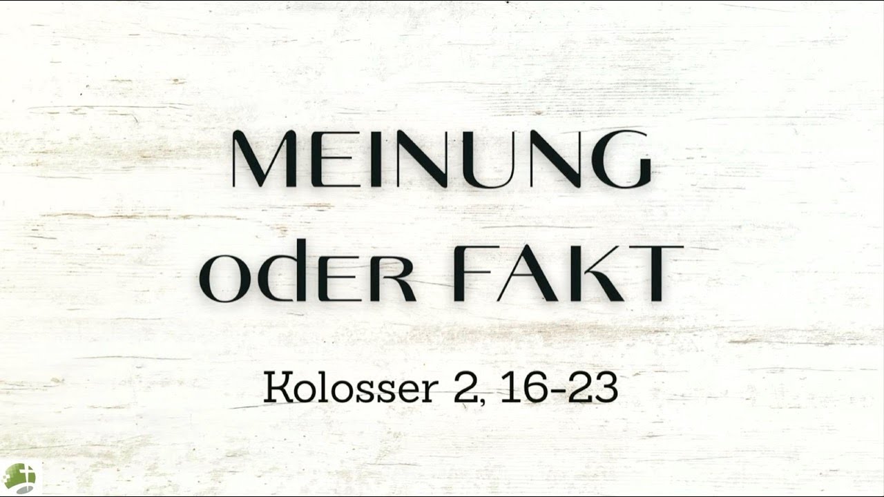 Meinung oder Fakt ⎮ Juri Gellert ⎮ 08.02.2026