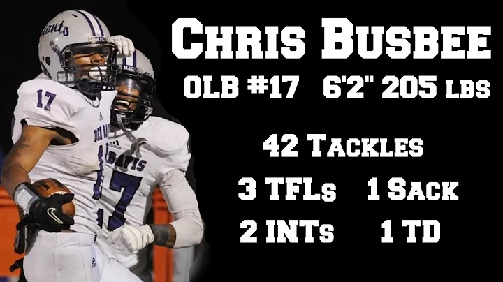 Chris Busbee Football Highlights, Ben Davis High S...