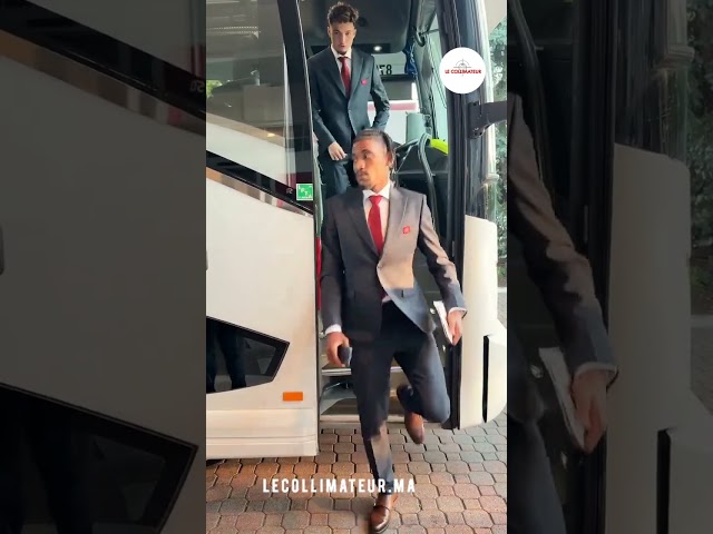 استقبال مغربي لحظة وصول المنتخب الوطني إلى مقر الإقامة بأمريكا