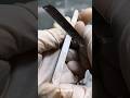 White Slate pencil cleaning ASMR satisfying sound 🤌 #slatepencillovers #slatepencilcleaning