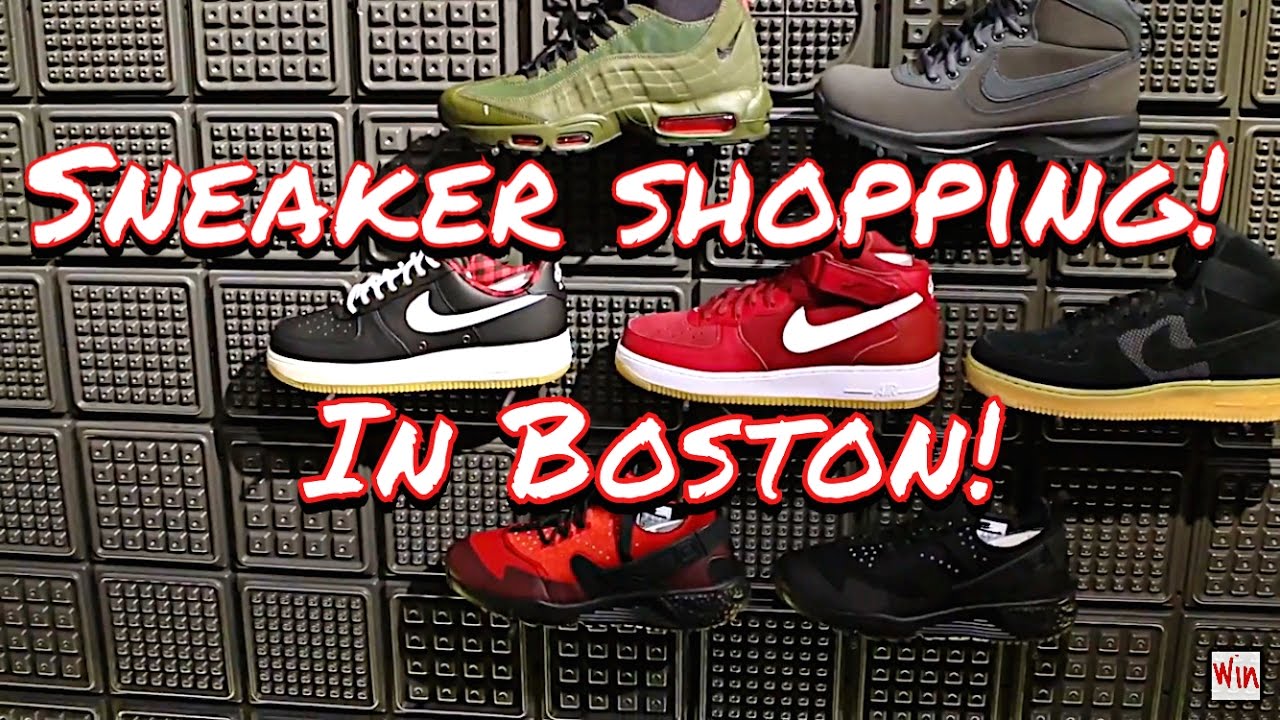 helvede maksimum Blåt mærke SNEAKER SHOPPING IN BOSTON! NIKE TOWN - ADIDAS - AIR JORDAN RETRO'S -  YouTube