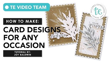 Easy Card Designs for Any Occasion | Garden Gallery | @createitwithjoy