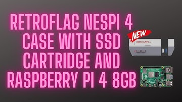 RetroFlag NesPi 4 Case with SSD Cartridge and Raspberry Pi 4 8GB