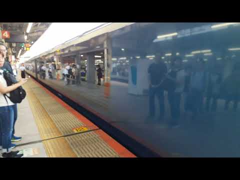 E261系オオRS2編成横浜駅入線=到着シーン
