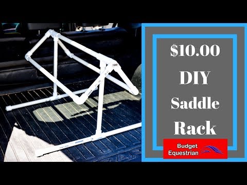 How To Make A PVC Saddle Stand For $10.00