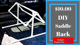 How To Make A PVC Saddle Stand For $10.00