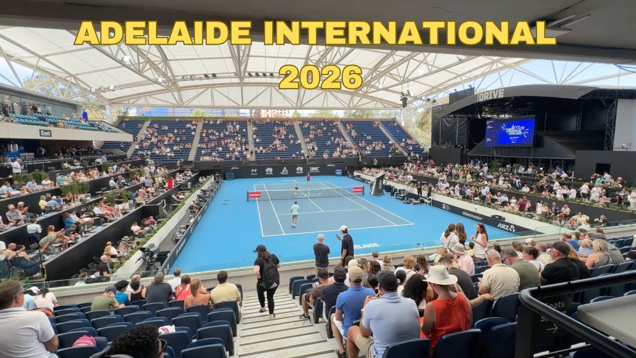 【4K】Adelaide City Tour | Adelaide International 2026 Tennis Event Final Day Walkthrough