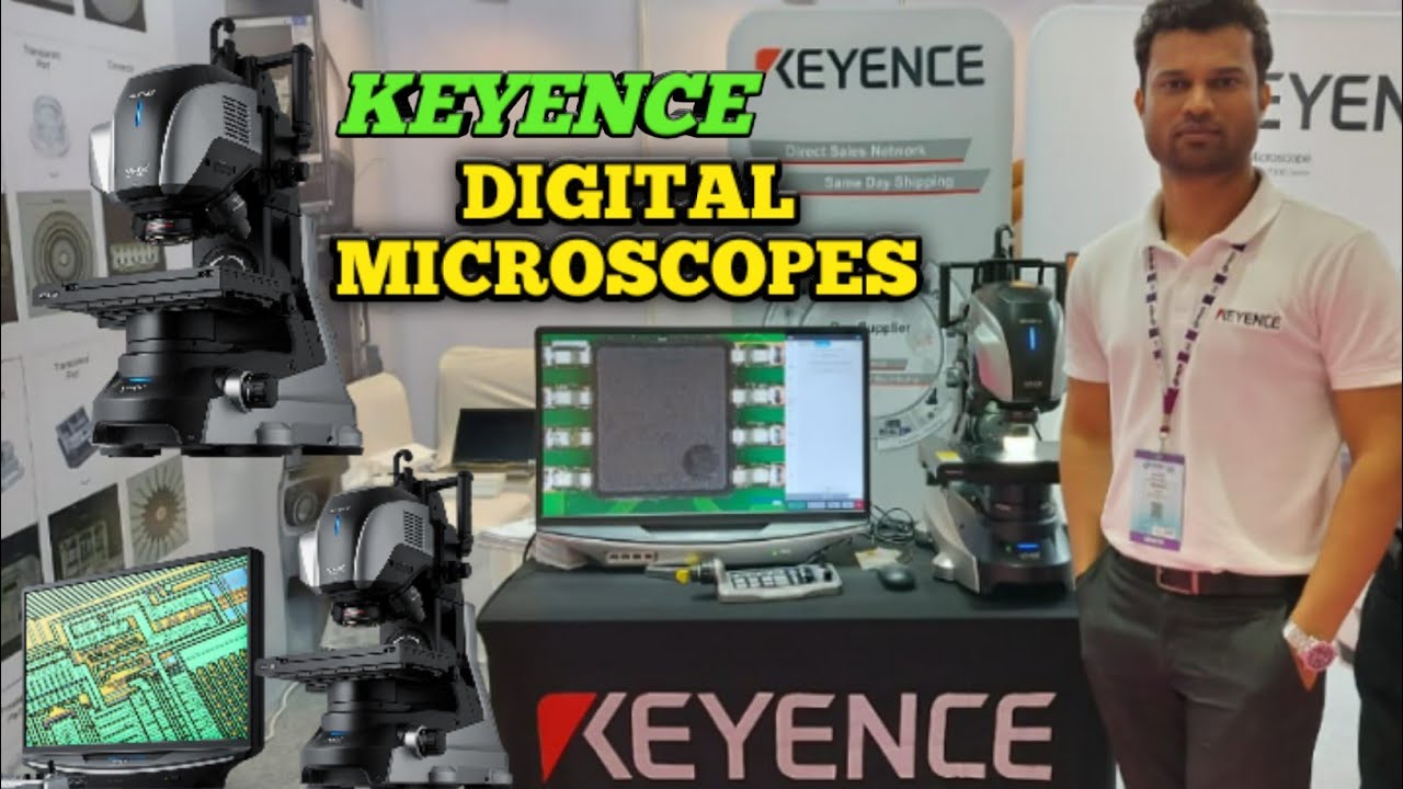 KEYENCE  DIGITAL MICROSCOPE  IN HIMTEX EXHIBITION AT HITEX EXHIBITION CENTER
