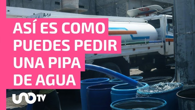 Cómo pedir una pipa de agua en CDMX y Edomex gratis, en caso de corte del  suministro?