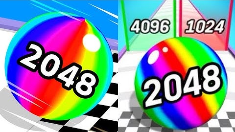 2048 | Ball Run 2048 vs Number Ball Race & Merge 3D (Level 17) - iOS Android Gameplay #cutiepie22yt