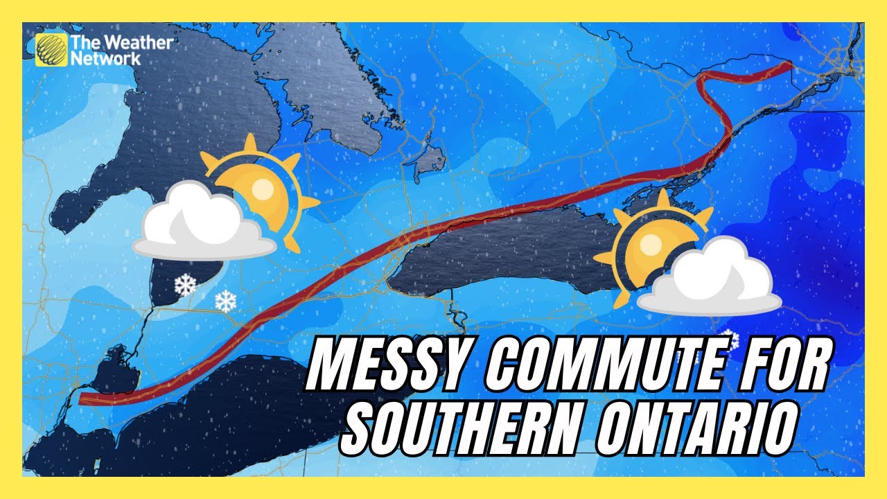 Messy Commute in Southern Ontario With Widespread Snow Thursday | #forecast