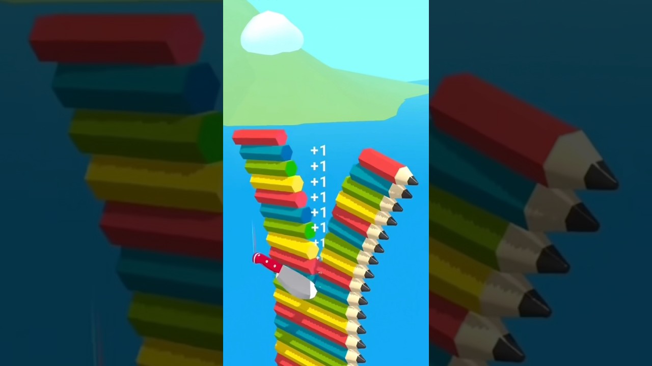 Shorts unique daily,Very Satisfying and Relaxing Slicing game,ASMR Gameplay.