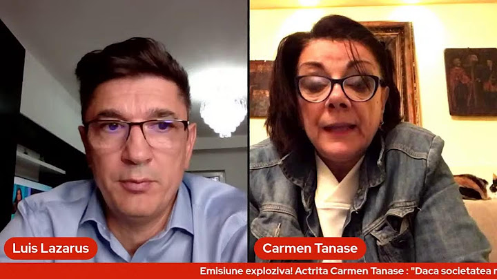 Actrita Carmen Tanase : "Daca societatea ma izoleaza atunci voi sta izolata! "