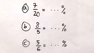 Cara Mengubah Pecahan Biasa Menjadi Persen | Matematika SD