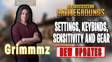 Grimmmz PUBG Settings, Keybinds, Sensitivity, Gear and Setup Pro Player 2020 Updates