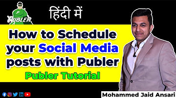 How to Schedule your Social Media posts with Publer | Free Social Media Management Tools | Part-3