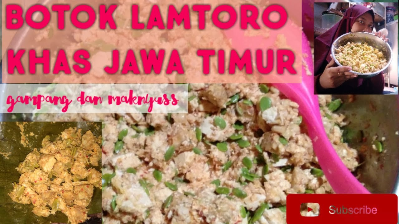 #masakdidesa BOTOK LAMTORO ( Petai Cina )KHAS JAWA TIMUR // DIBUNGKUS