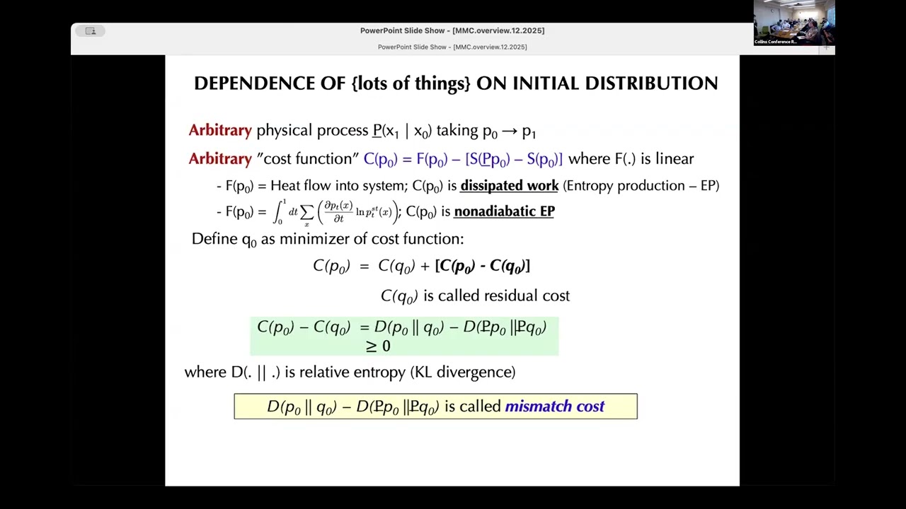 Strictly positive lower bounds on entropy production for repeating processes - David Wolpert / NEST