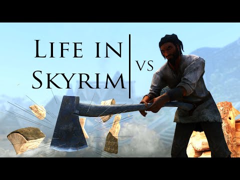 Видео: SKYRIM - ВЫЖИВАНИЕ ВИТАЛИЯ В СКАЙРИМЕ 🌳