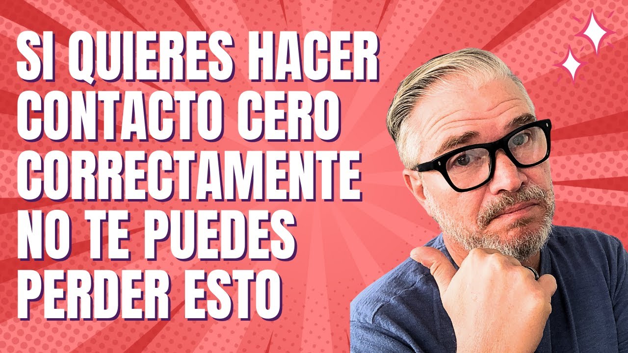 Si vas a hacer CONTACTO CERO no te puedes perder esto...