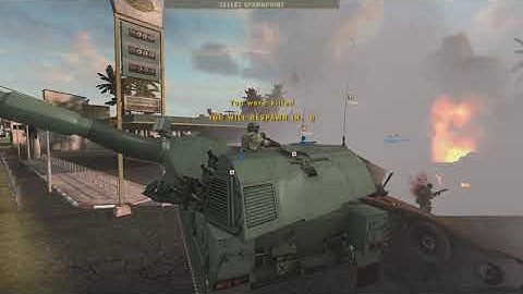 Battlefield2: AI (bot) operated "PZH2k_MORTRTY", German"Panzerhaubitze 2000",soon available at moddb