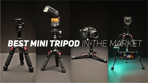 MOST VERSATILE MINI TRIPOD for Small Studios or Rooms - Neewer Portable Desktop Mini Tripod