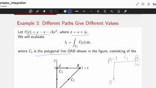 Problem based on contour integration