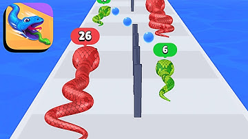 Snake Run Race ​- All Levels Gameplay Android,ios (Levels 1-4)