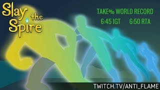 Slay the Spire Speedrunning Take% World Record - 6:50