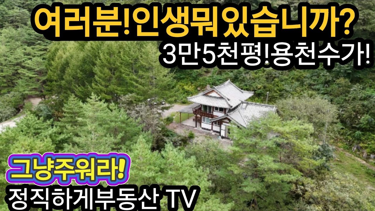 NO.1454.여러분!인생뭐있습니까?(6억7천)그냥줍는전원!!(정직하게부동산 TV)010-4472-7117