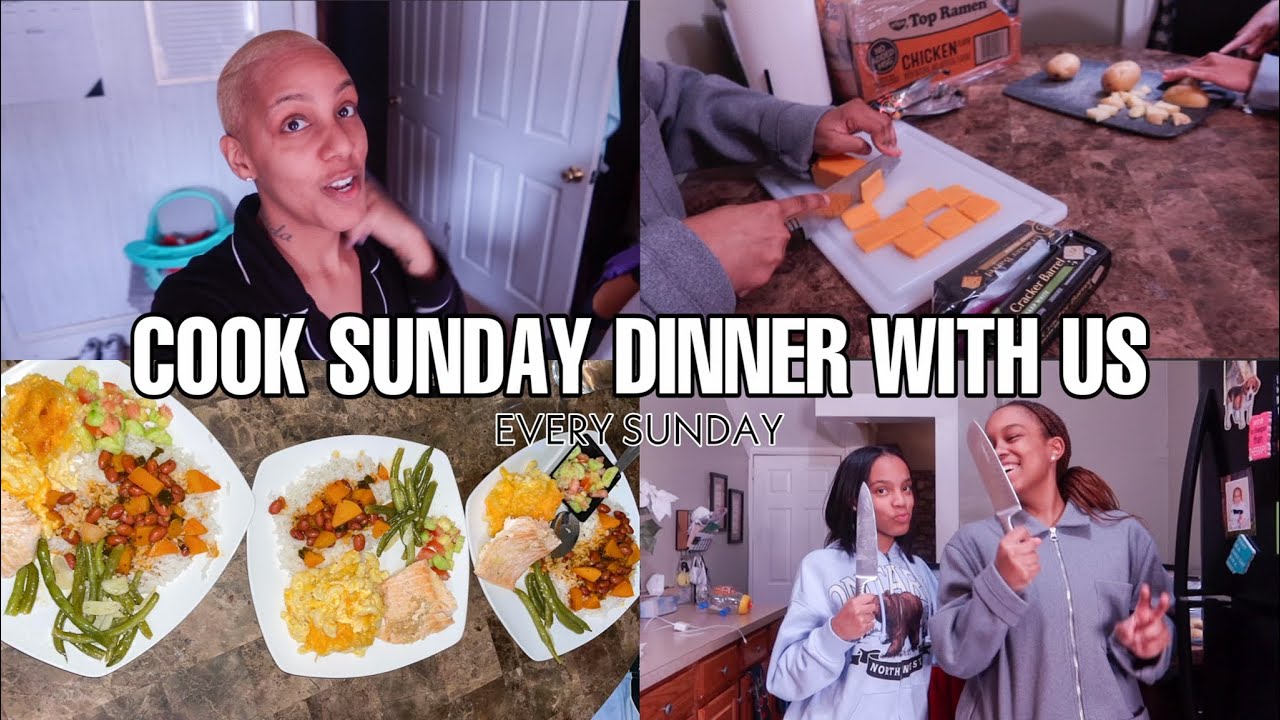 COOK SUNDAY DINNER WITH US !!