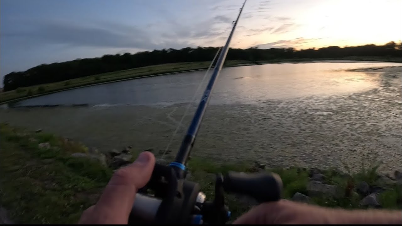 Sunset fishing (2 big bonus bass at the end!)