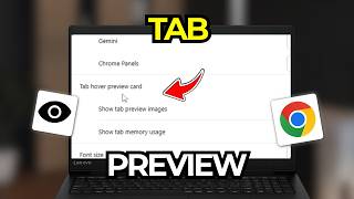 How To Enable Tab Preview In Google Chrome | Tutorial 2026
