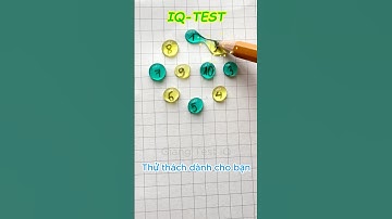 Nối vẽ số trong giọt nước theo thứ tự 1-10. Dễ hay khó?#shorts #iqtest #games #drawing #line