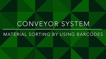Conveyor System Material Sorting | how to use a barcode in material handling system|