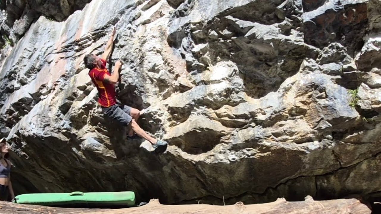 Berlin SS V5, Dinas Rock, Main Crag. 