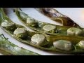 Grilled Fava Beans - How to Grill Fava Beans - Fava Beans on the Half Shell