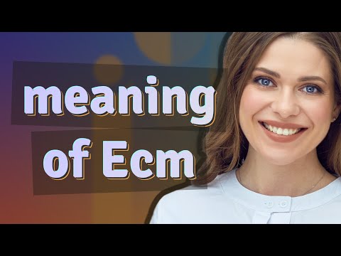 Ecm Full Form In It