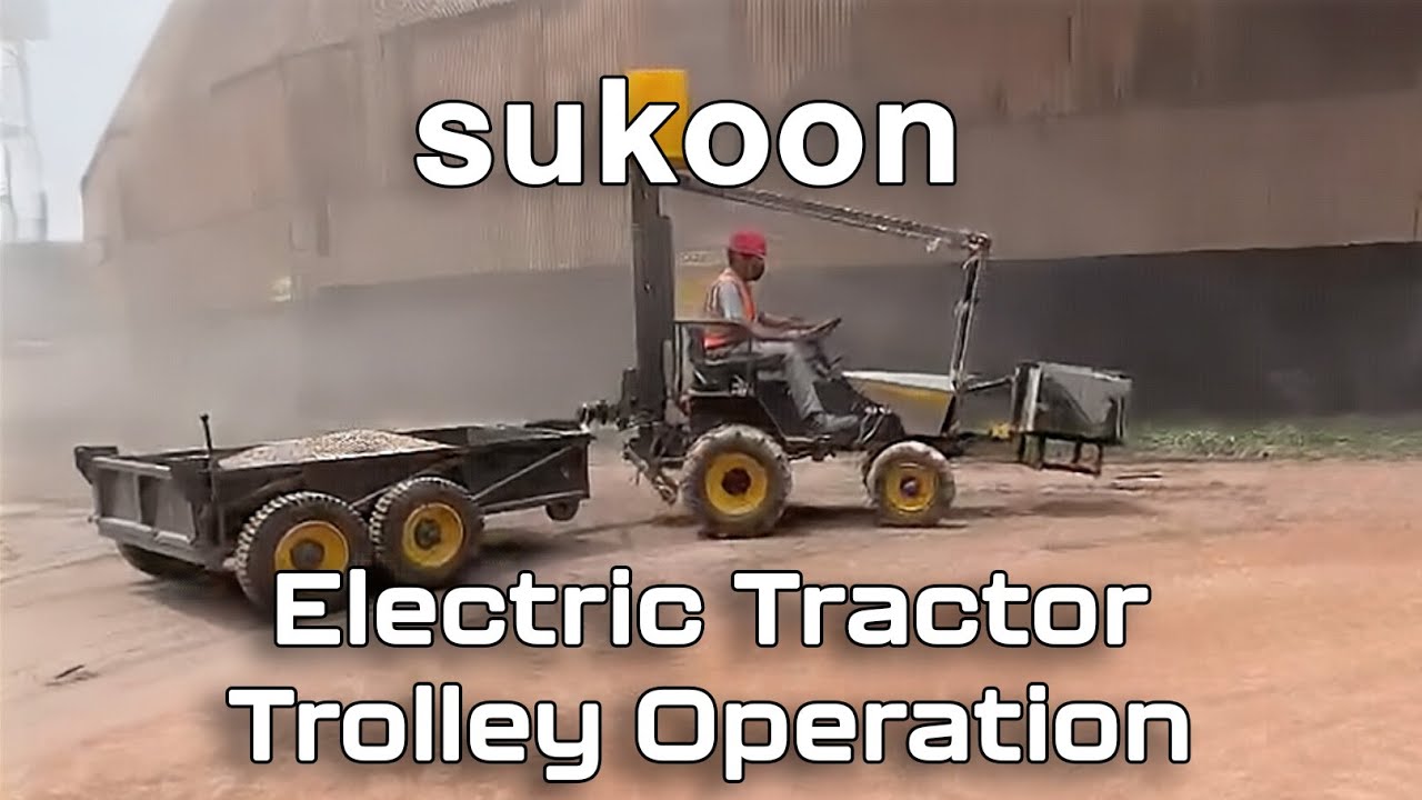 Sukoon Electric Tractor Trolley | Haldhar 750 Microtrac