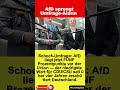 AfD sprengt Umfrage Alarm