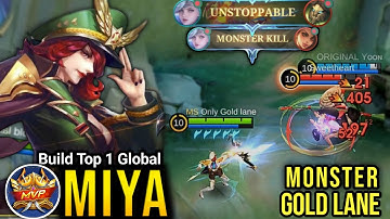 Unstoppable!💥 20 KILLS! | 100% Broken Hero | Build Top 1 Global Miya – Mlbb