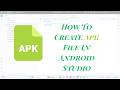 Android Studio me APK kaise banaye | Generate APK (2026) | How to create APK file in Android Studio
