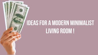 Modern Minimalist Living Room #minimalistliving #minimalist #minimalism #minimalistlifestyle #decor