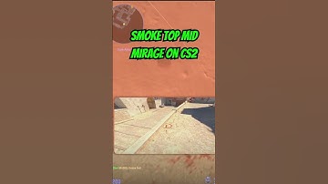 Smoke Top Mid Mirage on CS2! #CS2 #counterstrike2 #cs2beta