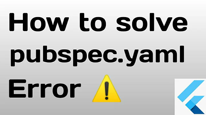 How to solve pubspec.yaml file error |pubspec.yaml flutter |flutter tutorial |IT Project