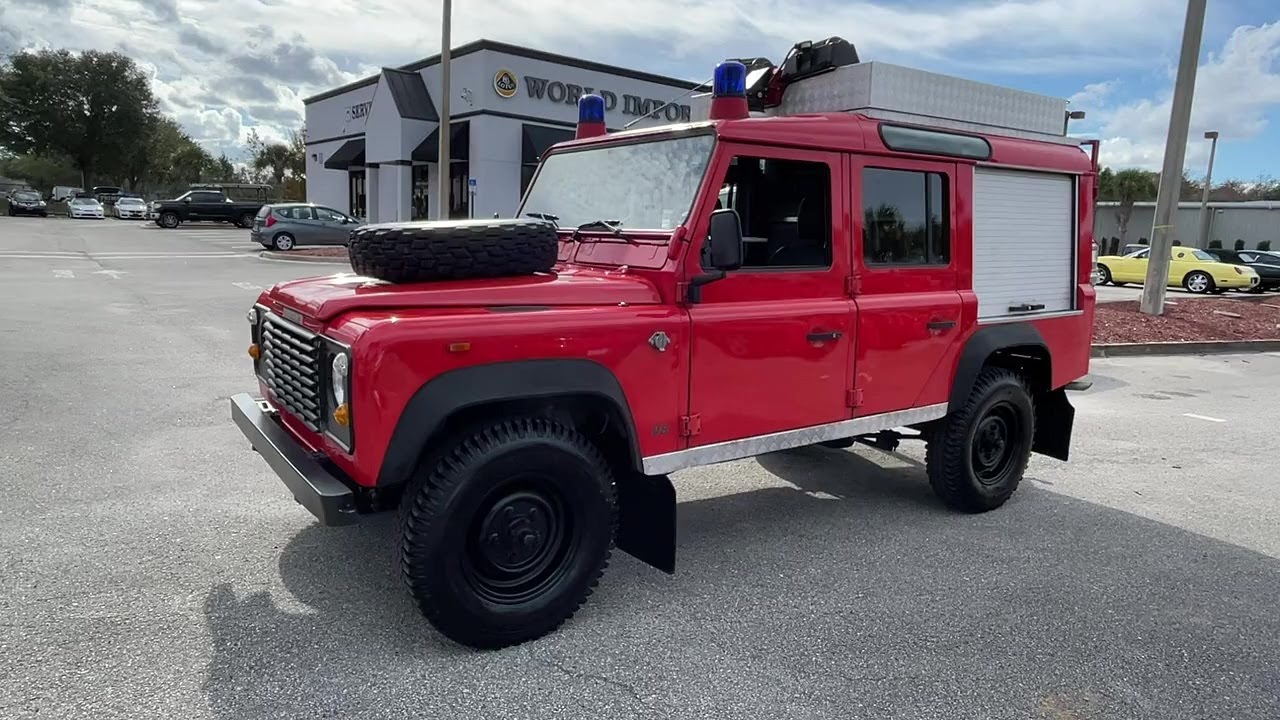 USED 1992 LAND ROVER DEFENDER DEFENDER 110 FIRE/RESCUE V8 - (COLLECTOR ...