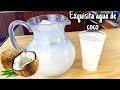 AGUA DE COCO CREMOSITA Y ECONÓMICA (pocos ingredientes) prepara esta exquisita agua