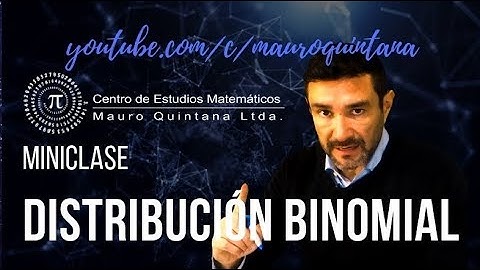 Miniclase: RESUMEN DE DISTRIBUCIÓN BINOMIAL - Profe Mauro Quintana