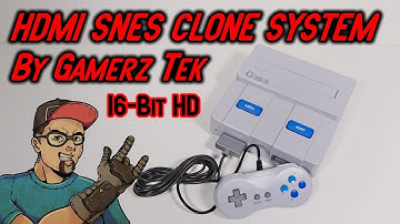 16-Bit HD HDMI SNES Clone Console From Gamerz Tek