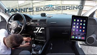 IPAD MINI DASH INSTAL VW GOLF MK4 | GOLF MK4 HANNI'S ENGINEERING